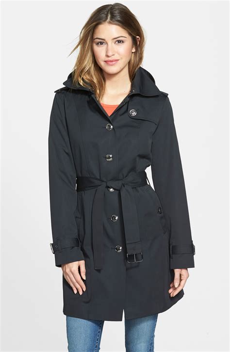 trenchcoats michael kors michael|michael kors single breasted coat.